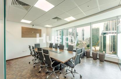 Office Space - Studio - 1 Bathroom for rent in The Prime Tower - Business Bay - Dubai