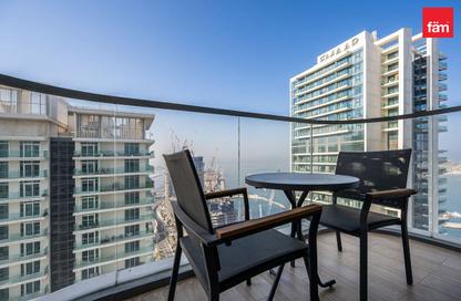 شقة - 1 - 1 للبيع في برج Marina Vista 1 - مارينا فيستا - إعمار بيتشفرونت - دبي هاربور - دبي