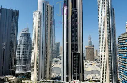 شقة - 2 غرف نوم - 3 حمامات للايجار في برج أبر كريست - وسط مدينة دبي - دبي