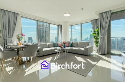 Apartment - 2 - 3 for rent in Boulevard Point - Downtown Dubai - Dubai