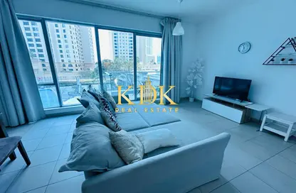 Apartment - 1 Bedroom - 2 Bathrooms for rent in Paloma Tower - Marina Promenade - Dubai Marina - Dubai