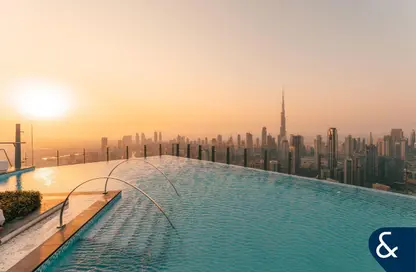 شقة - غرفة نوم - 2 حمامات للبيع في فندق ومساكن إس إل إس دبي - الخليج التجاري - دبي