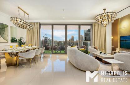 Apartment - 3 Bedrooms - 4 Bathrooms for rent in Boulevard Point - Downtown Dubai - Dubai