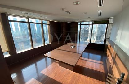 Office Space - Studio - 1 Bathroom for rent in Clover Bay Tower - Business Bay - Dubai
