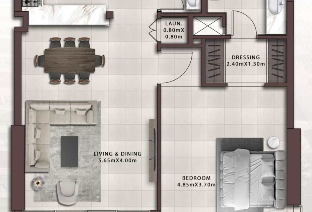 1 bedroom apartment in Rabdan Building, Motor City: 19