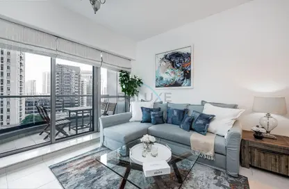 شقة - غرفة نوم - 1 حمام للايجار في برج ذا بوينت - دبي مارينا - دبي