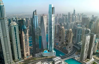 Apartment - Studio - 1 Bathroom for sale in Ciel Tower - Dubai Marina - Dubai