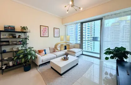 Apartment - 1 Bedroom - 2 Bathrooms for rent in Ocean Heights - Dubai Marina - Dubai