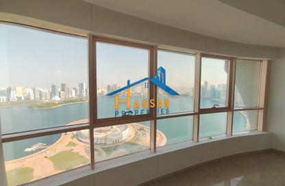Apartment - 3 Bedrooms - 5 Bathrooms for rent in Safia Tower - Al Majaz 3 - Al Majaz - Sharjah