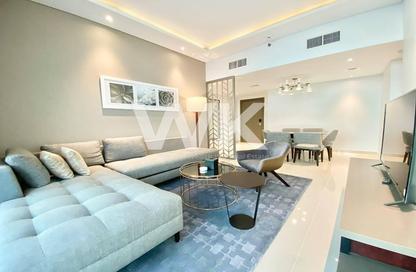Apartment - 2 - 3 for rent in Damac Maison Prive B - Damac Maison Prive - Business Bay - Dubai