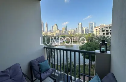 Apartment - Studio - 1 Bathroom for rent in The Links Canal Apartments - The Links - The Views - Dubai