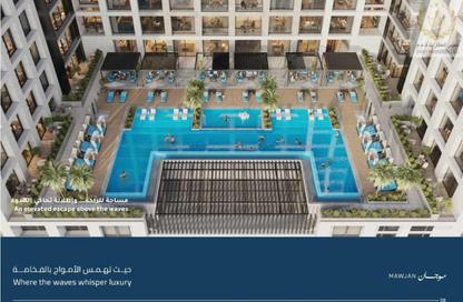 Apartment - 1 Bedroom - 2 Bathrooms for sale in Mawjan Tower - Ajman Corniche Road - Ajman Apartment - 1 Bedroom - 2 Bathrooms for sale in Mawjan Tower - Ajman Corniche Road - Ajman