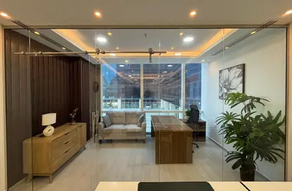 Office Space - Studio - 5 Bathrooms for rent in Tamani Art Tower - Business Bay - Dubai