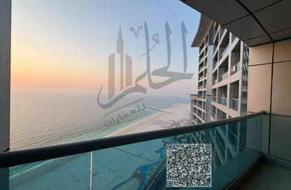 Apartment - 2 Bedrooms - 3 Bathrooms for rent in Ajman Corniche Residences - Ajman Corniche Road - Ajman