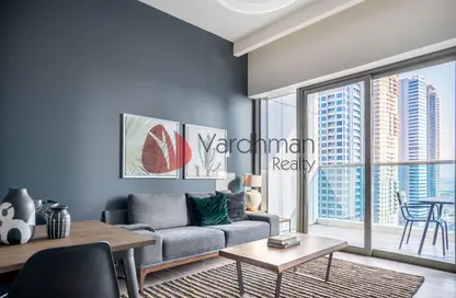 شقة - غرفة نوم - 2 حمامات للايجار في إقامة إم بي إل - (JLT) مجمع K - أبراج بحيرات الجميرا - دبي