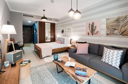 Apartment - Studio - 1 Bathroom for rent in Goldcrest Executive - JLT Cluster C - Jumeirah Lake Towers - Dubai