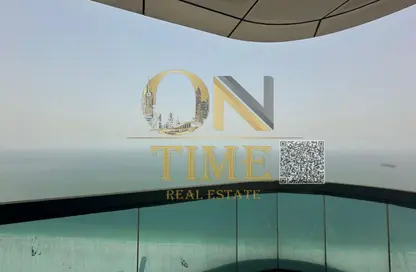 Apartment - 2 Bedrooms - 3 Bathrooms for rent in Corniche Tower - Ajman Corniche Road - Ajman