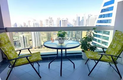 Apartment - 1 Bedroom - 2 Bathrooms for rent in Al Shera Tower - JLT Cluster E - Jumeirah Lake Towers - Dubai