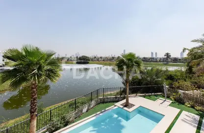 Villa - 5 Bedrooms - 6 Bathrooms for rent in Entertainment Foyer - Mediterranean Clusters - Jumeirah Islands - Dubai