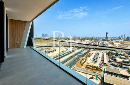 Apartment - 2 - 2 for rent in Binghatti Pinnacle - Dubai Healthcare City 2 - Al Jaddaf - Dubai