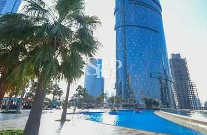 شقة - غرفة نوم - 2 حمامات للايجار في صن تاور - شمس أبوظبي - جزيرة الريم - أبوظبي