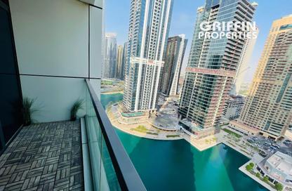 Apartment - 1 - 2 for rent in Lakeside Residence - JLT Cluster A - Jumeirah Lake Towers - Dubai