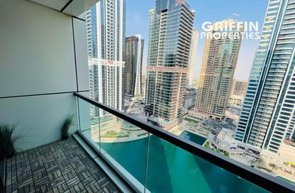 Apartment - 1 - 2 for rent in Lakeside Residence - JLT Cluster A - Jumeirah Lake Towers - Dubai