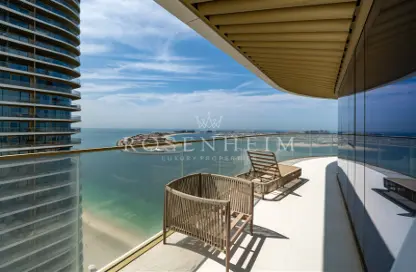 Apartment - 3 Bedrooms - 4 Bathrooms for rent in Grand Bleu Tower 1 - Emaar Beachfront - Dubai Harbour - Dubai