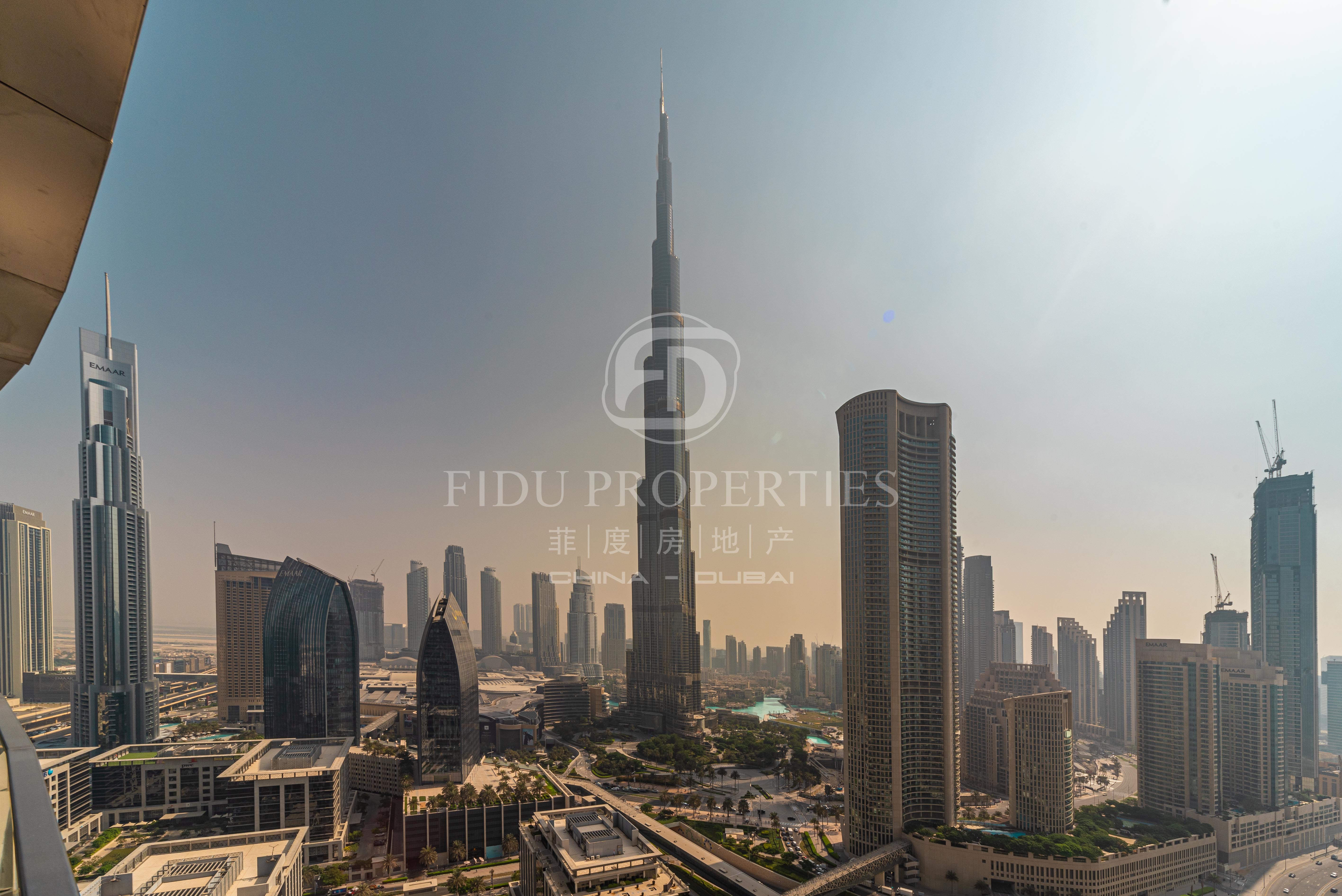 Best Deal | High Floor | 3BR | Burj Khalifa View