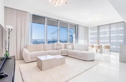 Apartment - 3 Bedrooms - 4 Bathrooms for sale in Beach Isle Tower 2 - Beach Isle - Emaar Beachfront - Dubai Harbour - Dubai