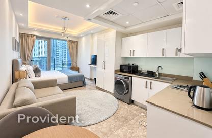 Apartment - Studio - 1 for rent in Orra Harbour Residences and Hotel Apartments - Dubai Marina - Dubai