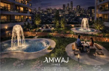 Apartment - 1 Bedroom - 2 Bathrooms for sale in Amwaj Tower - Al Rumaila - Ajman