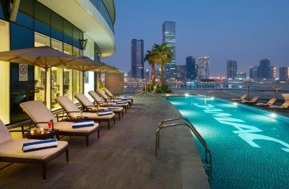 Apartment - 1 - 2 for rent in Bay's Edge - Business Bay - Dubai