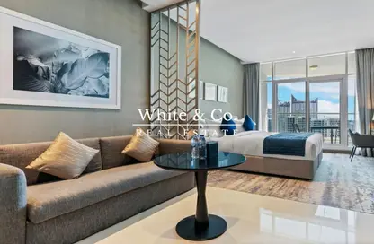 Apartment - Studio - 1 Bathroom for rent in Damac Maison Prive A - Damac Maison Prive - Business Bay - Dubai