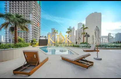 شقة - غرفة نوم - 2 حمامات للايجار في بن غاطي رويال - منطقة 18 - قرية جميرا الدائرية - دبي