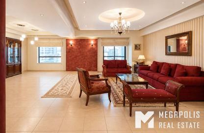 Apartment - 4 Bedrooms - 5 Bathrooms for rent in Rimal 5 - Rimal - Jumeirah Beach Residence - Dubai