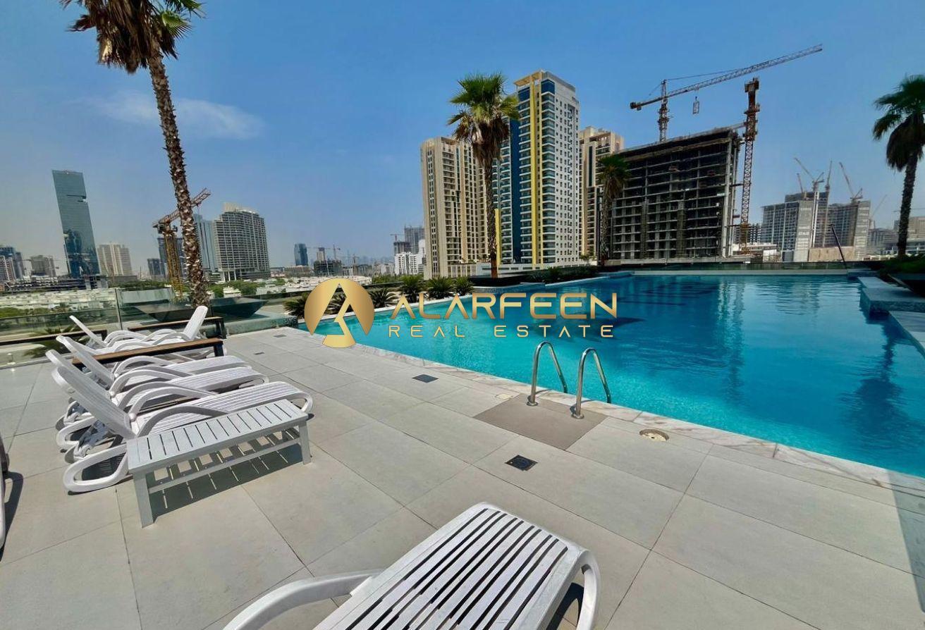 Furnished Studio | Huge Balcony with Skyline View photo 4