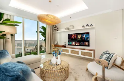 Apartment - 1 Bedroom - 1 Bathroom for rent in Palace Beach Residence - EMAAR Beachfront - Dubai Harbour - Dubai