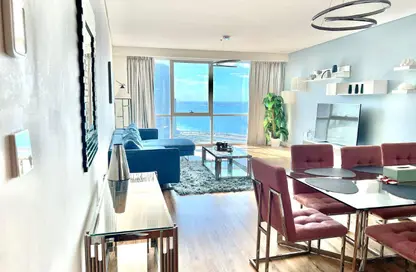 Apartment - 3 Bedrooms - 4 Bathrooms for rent in Al Fattan Marine Tower - Al Fattan Marine Towers - Jumeirah Beach Residence - Dubai