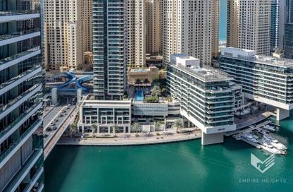 Apartment - 1 Bedroom - 2 Bathrooms for rent in Silverene Tower B - Silverene - Dubai Marina - Dubai