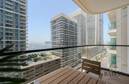 شقة - غرفة نوم - 2 حمامات للايجار في برج Marina Vista 2 - مارينا فيستا - إعمار بيتشفرونت - دبي هاربور - دبي