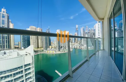 شقة - 2 غرف نوم - 2 حمامات للايجار في مارينا فيو  A برج - مارينا فيو - دبي مارينا - دبي