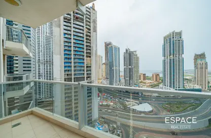 شقة - غرفة نوم - 2 حمامات للايجار في برج المارينا - دبي مارينا - دبي