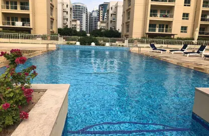 Apartment - Studio - 1 Bathroom for rent in Al Dhafra 3 - Al Dhafra - Greens - Dubai