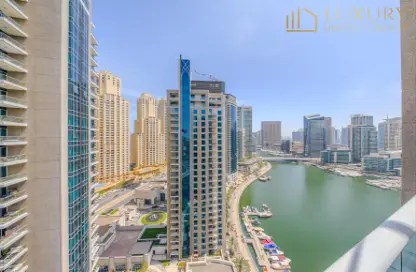 شقة - غرفة نوم - 2 حمامات للايجار في برج دلفين - مارينا بروموناد - دبي مارينا - دبي