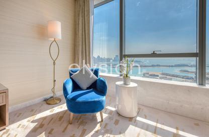 Apartment - Studio - 2 Bathrooms for rent in The Palm Tower - Palm Jumeirah - Dubai