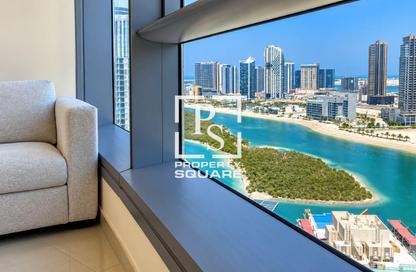 Apartment - 1 - 2 for rent in Sun Tower - Shams Abu Dhabi - Al Reem Island - Abu Dhabi