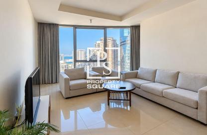Apartment - 1 - 2 for rent in Sun Tower - Shams Abu Dhabi - Al Reem Island - Abu Dhabi