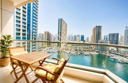 Apartment - 1 Bedroom - 2 Bathrooms for rent in Bay Central Tower West - Bay Central - Dubai Marina - Dubai