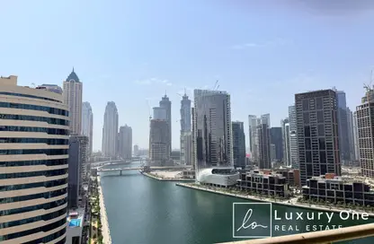 مكتب - استوديو - 1 حمام للايجار في برج الأعمال - الخليج التجاري - دبي